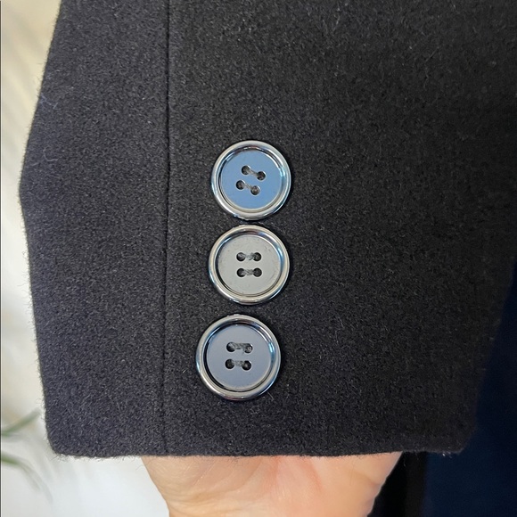 Vintage Anna Collection Duster Coat | Sleek Black | Full Length SMALL - Picture 10 of 10